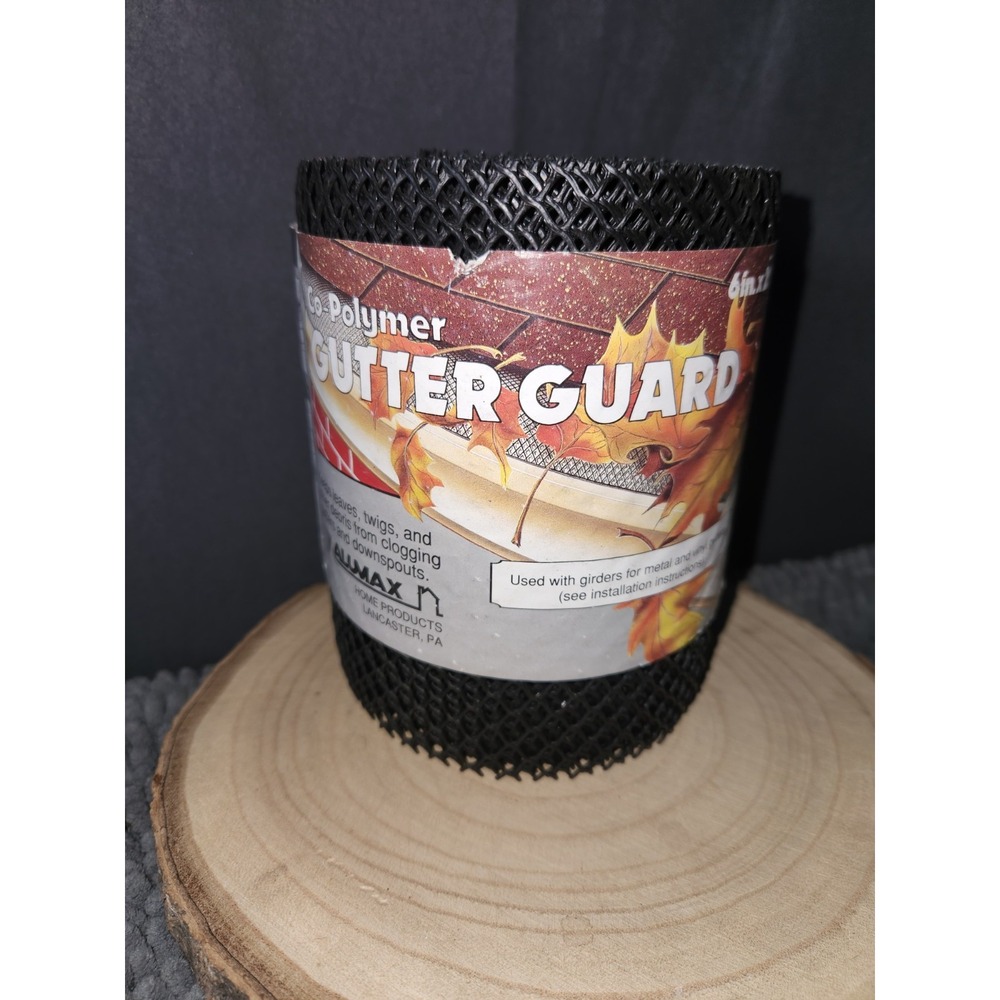 Amerimax 6" x 20Ft Co-Polymer Gutter‎ Guard Kit Roll Easy to Cut & Shape~NEW
